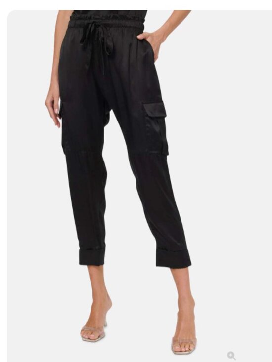 Cami NYC Pants - CAMI NYC Carmen Cargo Pant - Black S